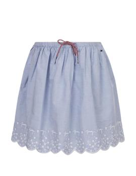 Falda Charming Shiffley azul Tommy Hilfiger