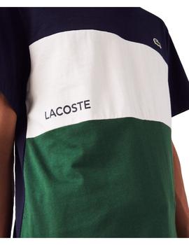 Camiseta colorblock Lacoste