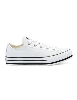 Zapatillas Ctas Plataforma EVA OX white piel Conve