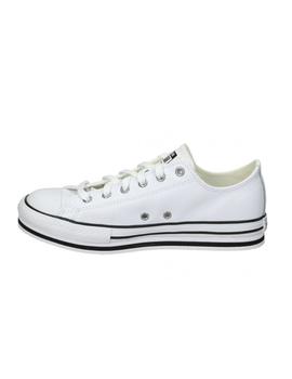 Zapatillas Ctas Plataforma EVA OX white piel Conve