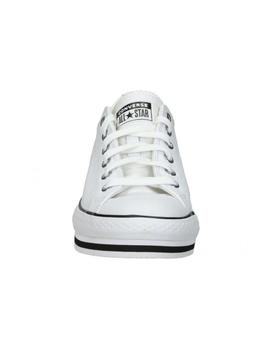 Zapatillas Ctas Plataforma EVA OX white piel Conve