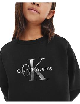 Vestido Gradient Monogram Flare Calvin Klein