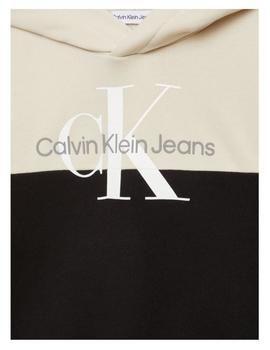 Sudadera CLR Block Monograma Calvin Klein