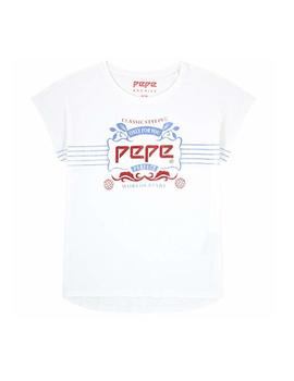 Camiseta blanca 45TH Pepe Jeans