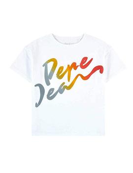 Camiseta blanca Meg Pepe Jeans