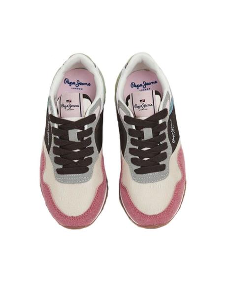 Zapatillas Pepe Jeans London Basic Rosa para Niña