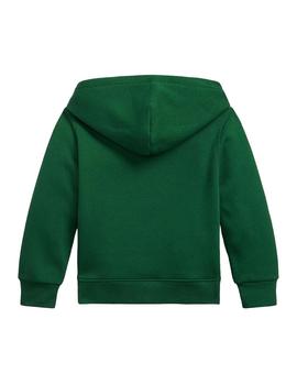 Sudadera Verde c.c Oso Polo Ralph Lauren