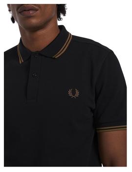 Polo negro Fred Perry