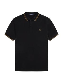 Polo negro Fred Perry