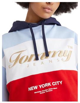 Sudadera crop archive Tommy Jeans