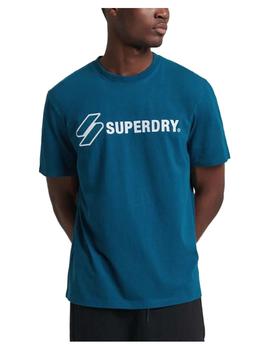 Camiseta Code sl applique Superdry