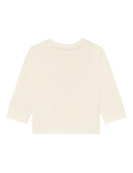 Camiseta Baby Varsity Blanca Tommy Hilfiger