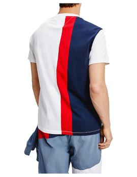 Camiseta colorblock vertical Tee Tommy Hilfiger