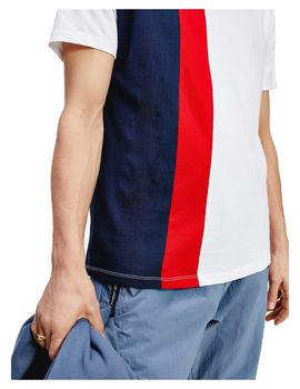 Camiseta colorblock vertical Tee Tommy Hilfiger