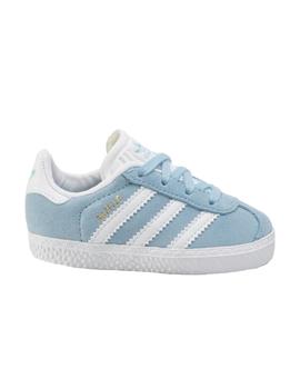 Zapatilla Gazelle I Azul Celeste Adidas