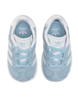 Zapatilla Gazelle I Azul Celeste Adidas