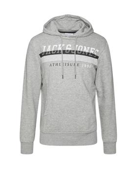 Sudadera Jjiron gris Hood Jack&Jones