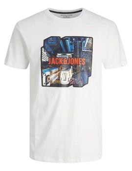 Camiseta Club Tee Blanca Jack&Jones