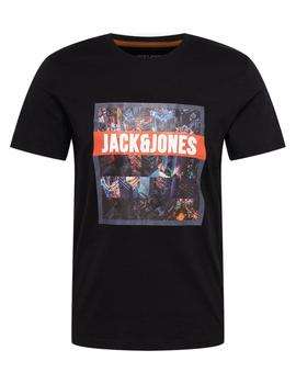 Camiseta Club Tee Negra Jack&Jones