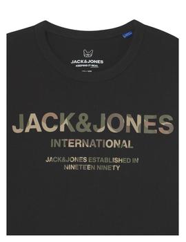 Camiseta Jorcamo Tee Negra Jack&Jones