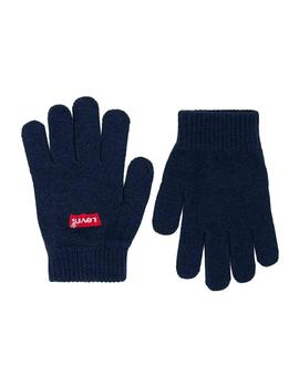 Conjunto Gorro y Guantes Rayas  Levis