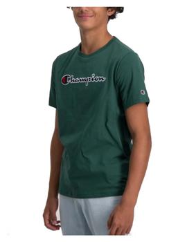 Camiseta Crewnwck Verde Champion