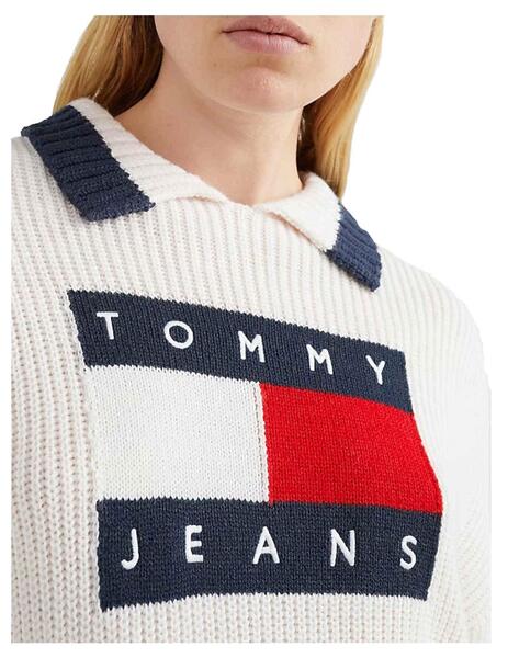 Jersey Flag Collar Tommy Jeans