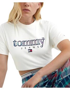 Camiseta cls tartan Tommy Jeans