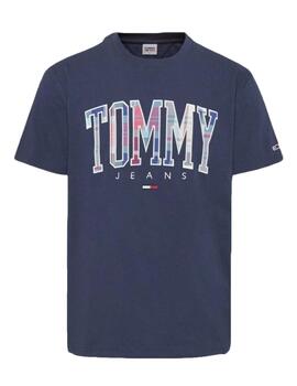 Camiseta logo tartan Tommy Jeans