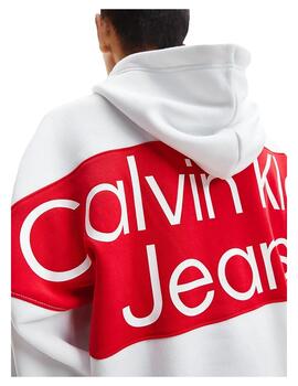 Sudadera Bold Logo Colorblock Calvin Klein