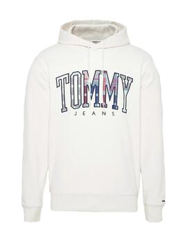 Sudadera reg tartan Tommy Jeans