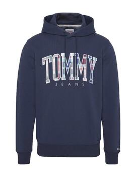 Sudadera reg tartan Tommy Jeans