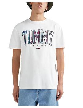 Camiseta logo tartan Tommy Jeans