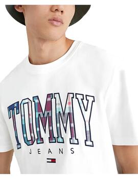 Camiseta logo tartan Tommy Jeans