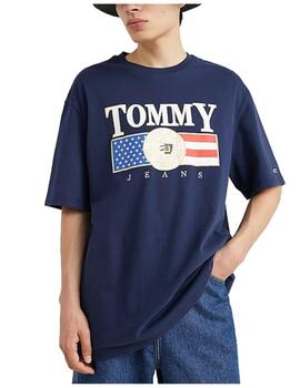 Camiseta skater luxe USA Tommy Jeans