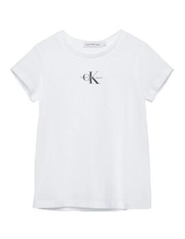 Camiseta micro monogram top Calvin Klein