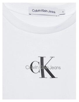 Camiseta micro monogram top Calvin Klein