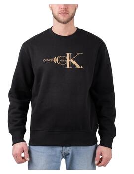 Sudadera glitched monologo crewneck Calvin Klein