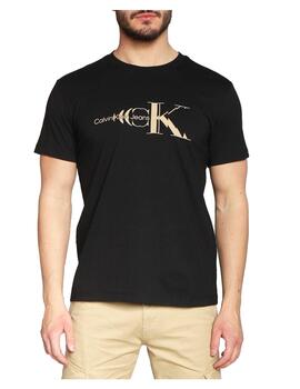 Camiseta glitched monologo Calvin Klein