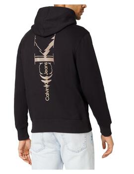 Sudadera glitched monologo back Calvin Klein