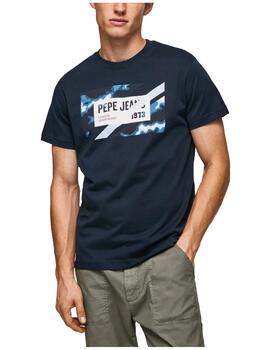 Camiseta Rederick Azul Pepe Jeans