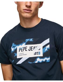 Camiseta Rederick Azul Pepe Jeans