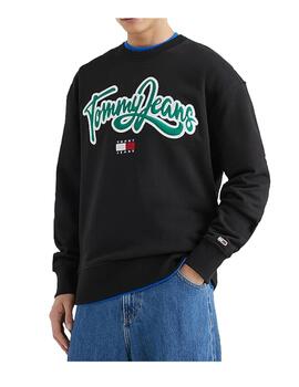 Sudadera Tjm RLX College Pop Text CrewTommy Jeans