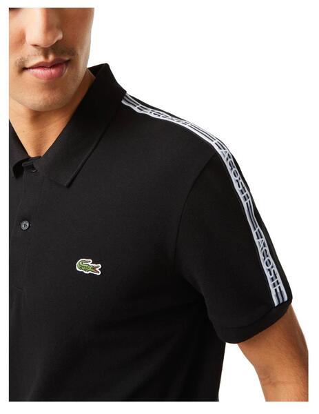 Lacoste polo best sale negro