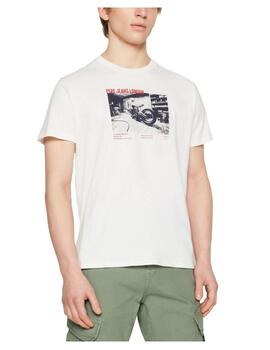 Camiseta Rahmon blanca Pepe Jeans