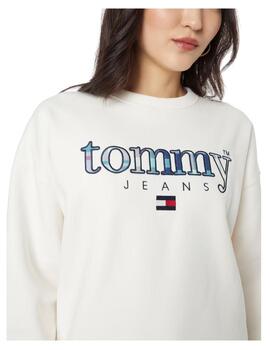 Sudadera tjw ovr tartan 1 applique Tommy Jeans