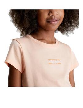Camiseta hero logo naranja Calvin Klein