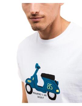 Camiseta moto paint Scotta