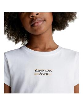 Camiseta logo hero blanca Calvin Klein