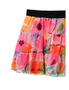 Falda Flowers Desigual